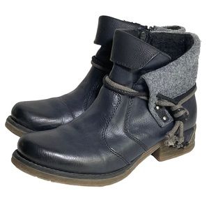 Rieker- Fee 93 Gray/Black- Women’s- Size- 37 US (6.5-7)